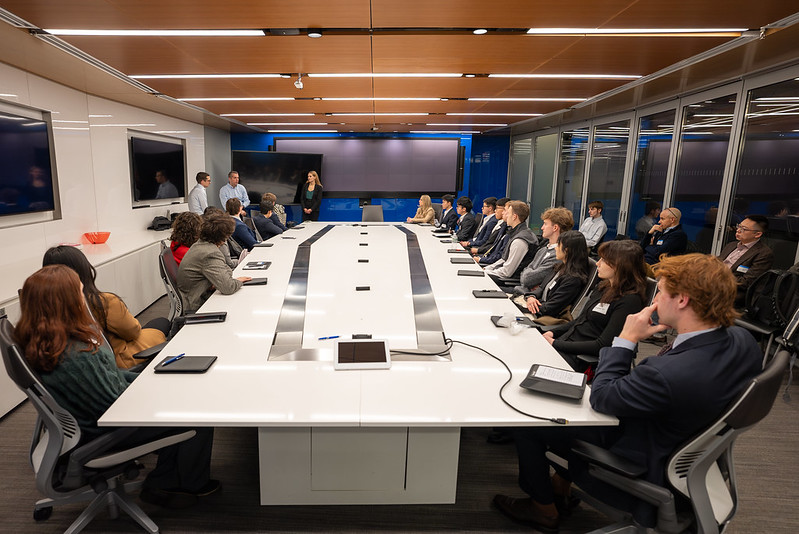 Students Learn About Finance Careers, Network With Alums at Morgan Stanley